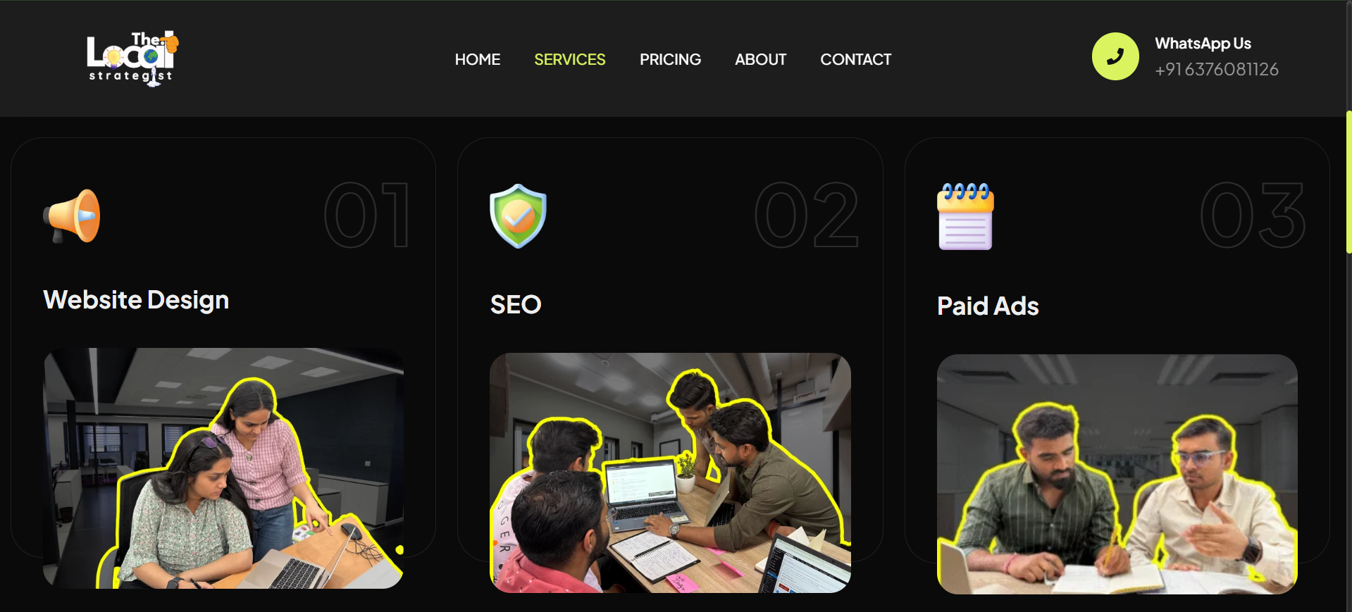 Marketing website for SaaS product